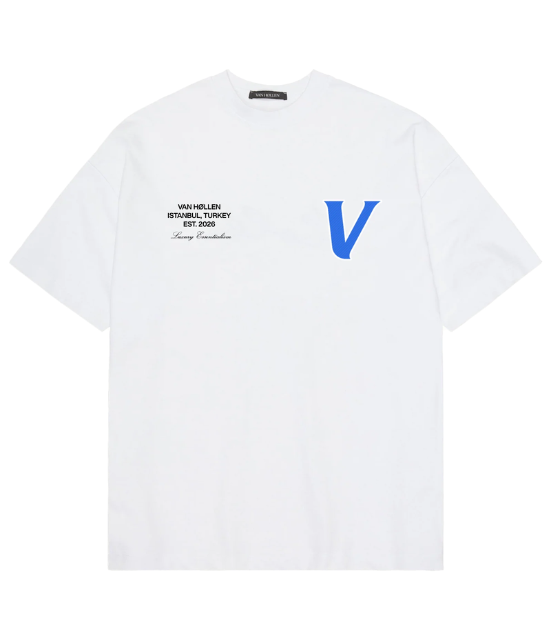 Ivory Cobalt V Tee